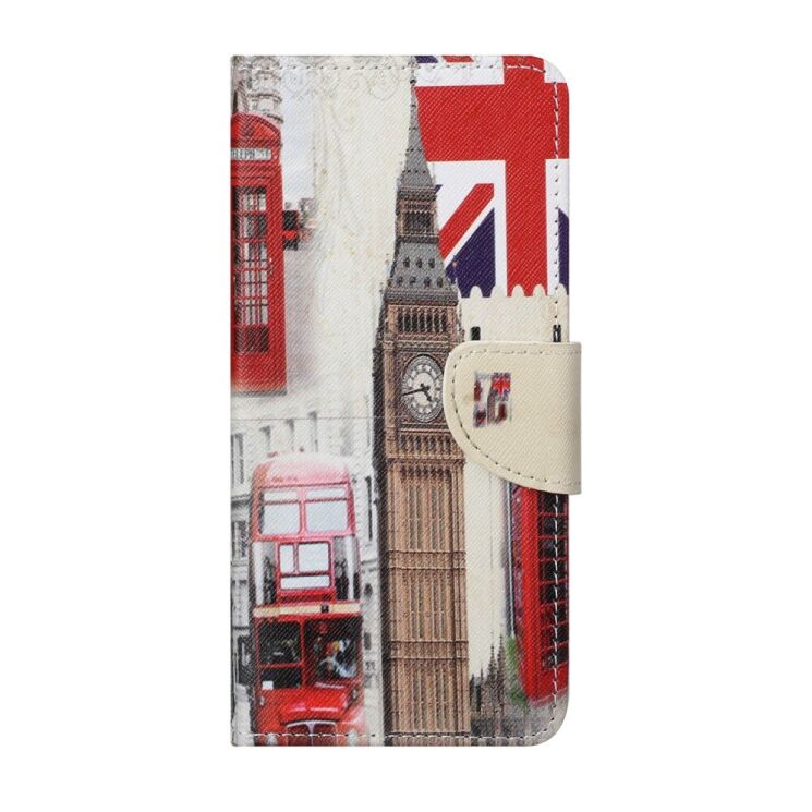 Чохол-книжка Deexe Color Wallet для Motorola Edge 20 - London Style: фото 3 з 6