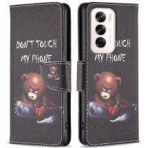 Чехол-книжка Deexe Color Wallet для OPPO Reno 12 - Bear: фото 1 из 7