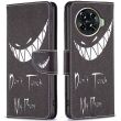 Чехол-книжка Deexe Color Wallet для TECNO Spark 20 Pro+ - Don't Touch My Phone (351203D)