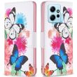 Чехол-книжка Deexe Color Wallet для Xiaomi Redmi Note 12 - Two Butterflies (323021E)
