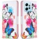 Чехол-книжка Deexe Color Wallet для Xiaomi Redmi Note 12 - Two Butterflies (323021E). Фото 1 из 7