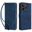 Чехол-книжка Deexe Delta Book для Realme C53 / C51 / Note 50 - Blue (338643L)