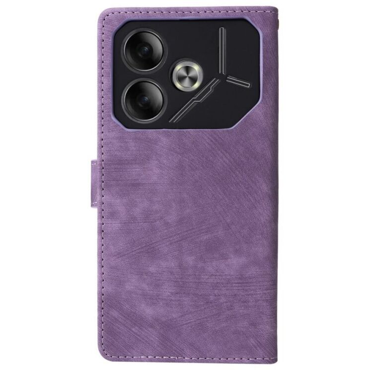 Чехол-книжка Deexe Delta Book для TECNO Pova 6 - Purple: фото 6 из 8