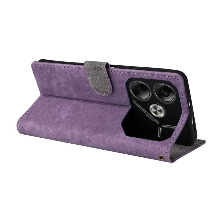 Чехол-книжка Deexe Delta Book для TECNO Pova 6 - Purple: фото 4 из 8