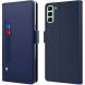 Чехол-книжка Deexe Eclipse Wallet для Infinix Hot 50 - Blue (365915L). Фото 1 из 9
