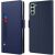 Чехол-книжка Deexe Eclipse Wallet для Infinix Hot 50 - Blue: фото 1 из 9