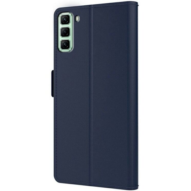 Чехол-книжка Deexe Eclipse Wallet для Infinix Hot 50 - Blue: фото 4 из 9