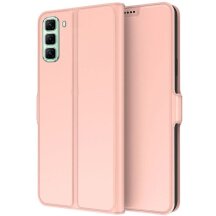Чехол-книжка Deexe Faro Wallet для Infinix Hot 60 Pro Plus - Rose Gold: фото 1 из 7