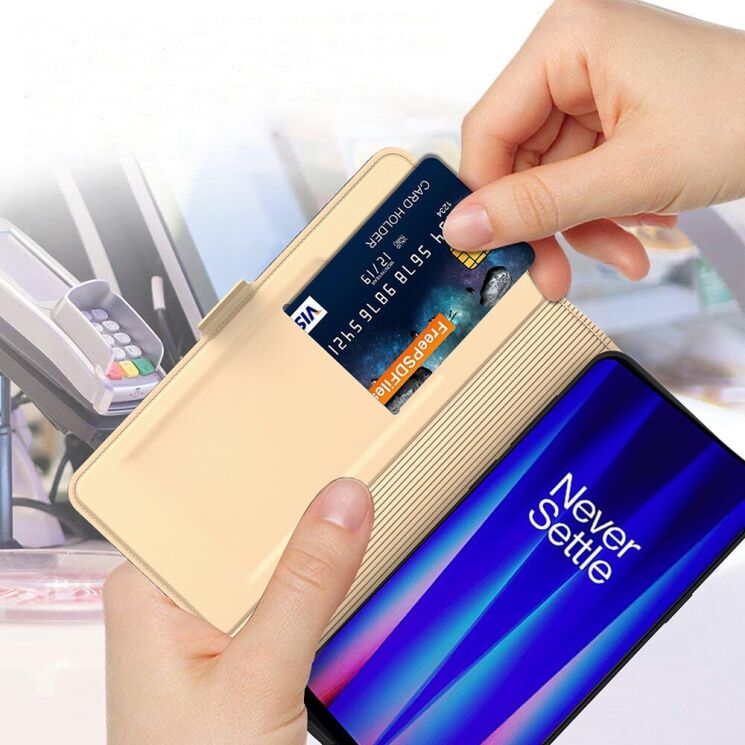 Чехол-книжка Deexe Faro Wallet для OnePlus 13T - Black: фото 5 из 7