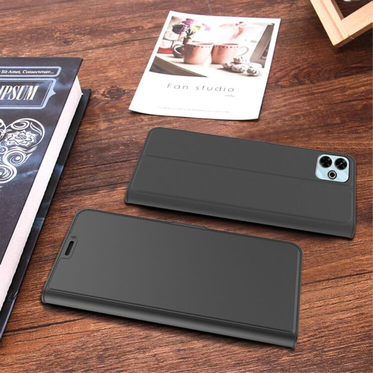 Чехол-книжка Deexe Faro Wallet для Xiaomi Redmi 13 - Black: фото 3 из 7