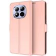 Чехол-книжка Deexe Faro Wallet для Xiaomi Redmi Note 15 Pro Plus / Poco M8 Pro 5G - Rose Gold (404720RG)