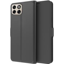 Чехол-книжка Deexe Faro Wallet для ZTE Nubia V70 - Black: фото 1 из 7