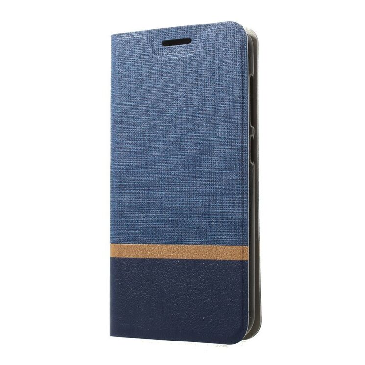 Чохол-книжка Deexe Lines Texture для Xiaomi Redmi Go - Blue: фото 2 з 6