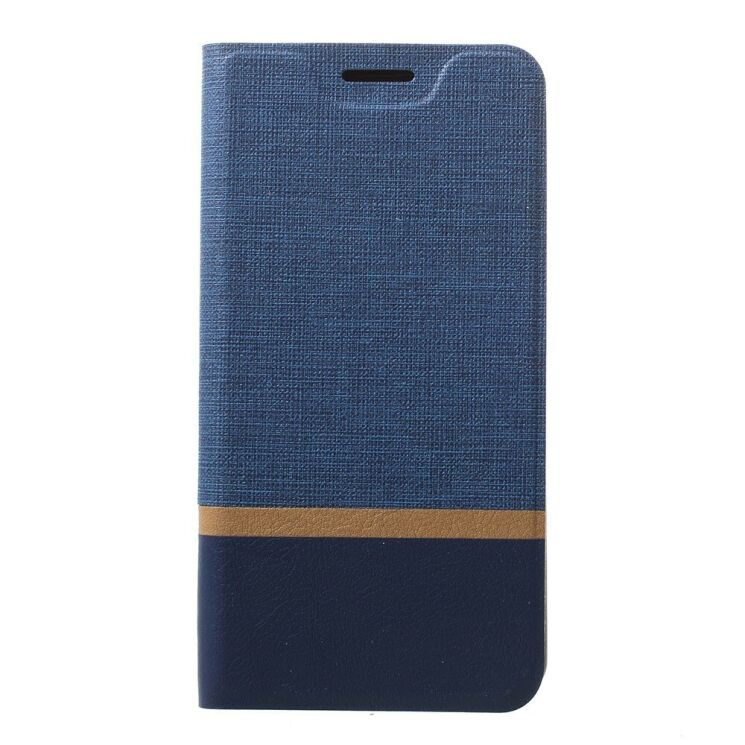 Чохол-книжка Deexe Lines Texture для Xiaomi Redmi Go - Blue: фото 1 з 6