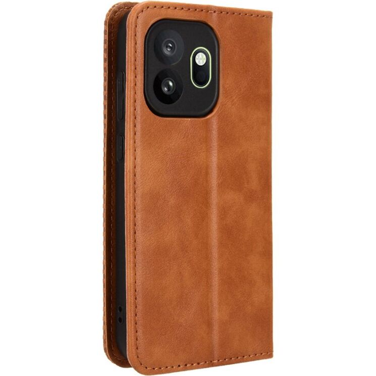 Чехол-книжка Deexe Retro Style для OnePlus 15T - Brown: фото 6 из 19