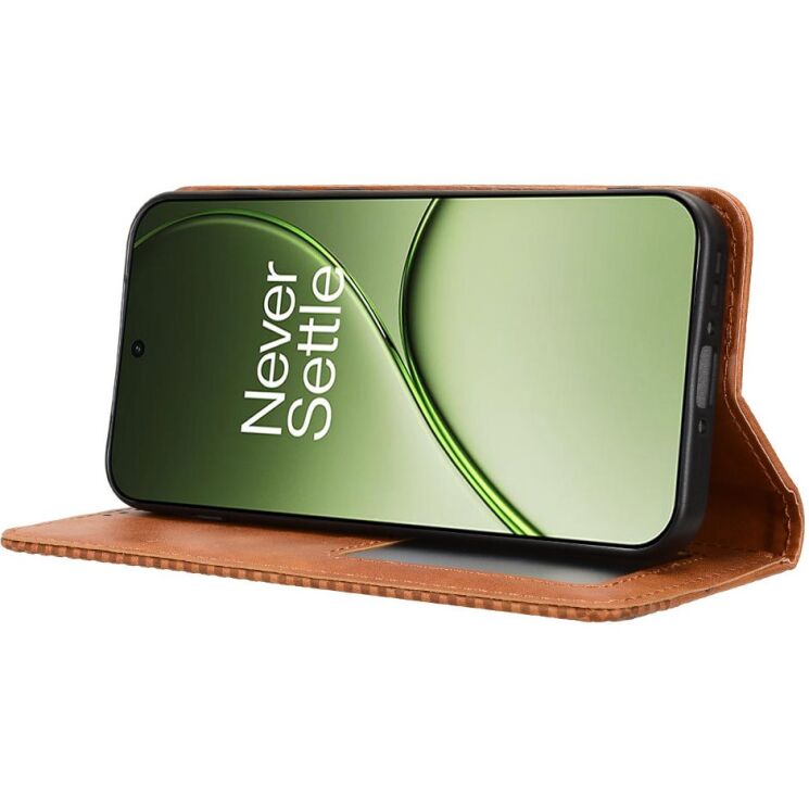Чехол-книжка Deexe Retro Style для OnePlus 15T - Brown: фото 5 из 19