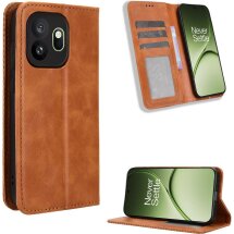 Чехол-книжка Deexe Retro Style для OnePlus 15T - Brown: фото 1 из 19