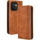 Чехол-книжка Deexe Retro Style для OnePlus 15T - Brown (410402Z). Фото 7 из 19