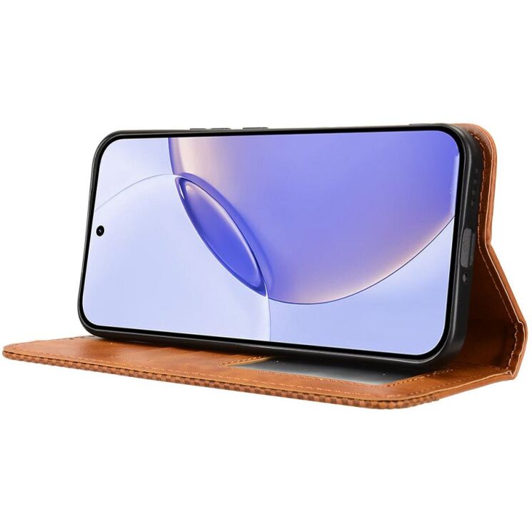 Чехол-книжка Deexe Retro Style для Realme 16 Pro - Brown: фото 7 из 20