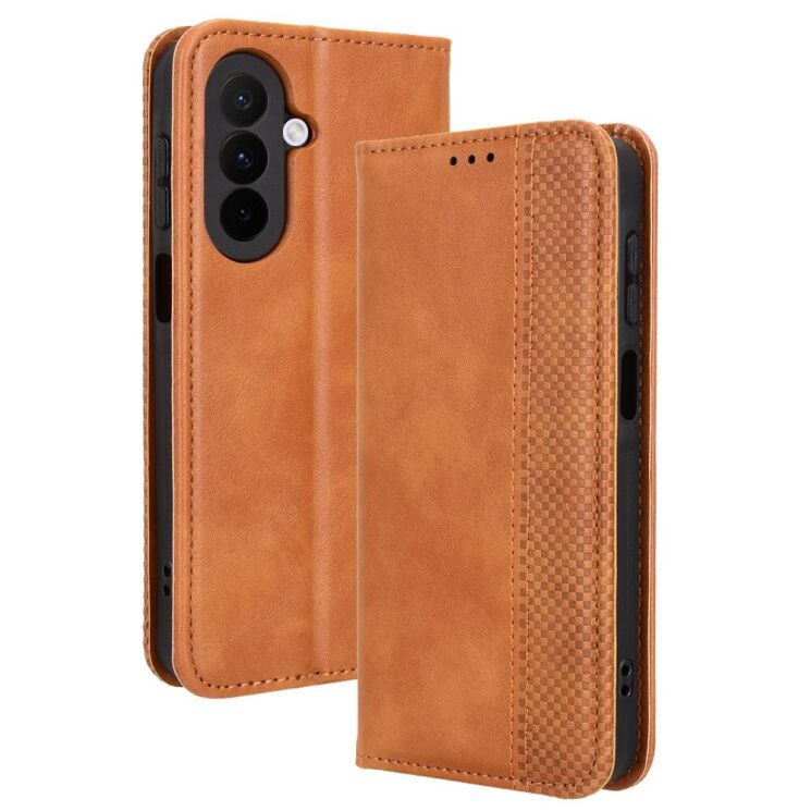 Чехол-книжка Deexe Retro Style для Samsung Galaxy A27 (A276) - Brown (408612Z) Чехол-книжка Deexe Retro Style для Samsung Galaxy A27 (A276) - Brown: фото 9 из 9