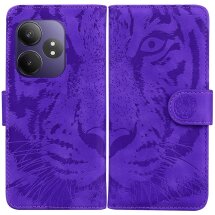 Чехол-книжка Deexe Tiger для Realme GT Neo 6 SE / GT 6T / GT 6 - Purple: фото 1 из 7