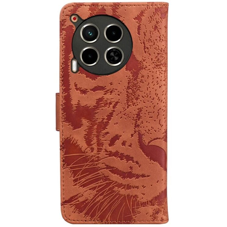 Чехол-книжка Deexe Tiger для TECNO Camon 30 (CL6) - Brown: фото 6 из 7