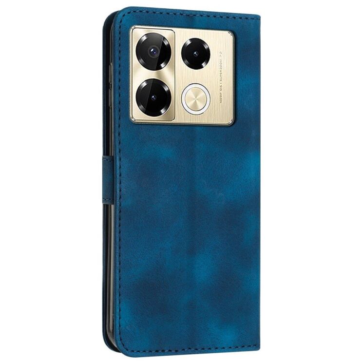 Чехол-книжка Deexe Triangle Series для Infinix Note 40 Pro - Sapphire: фото 3 из 13