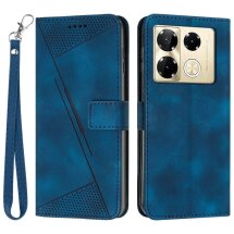 Чохол-книжка Deexe Triangle Series для Infinix Note 40 Pro - Sapphire: фото 1 з 13