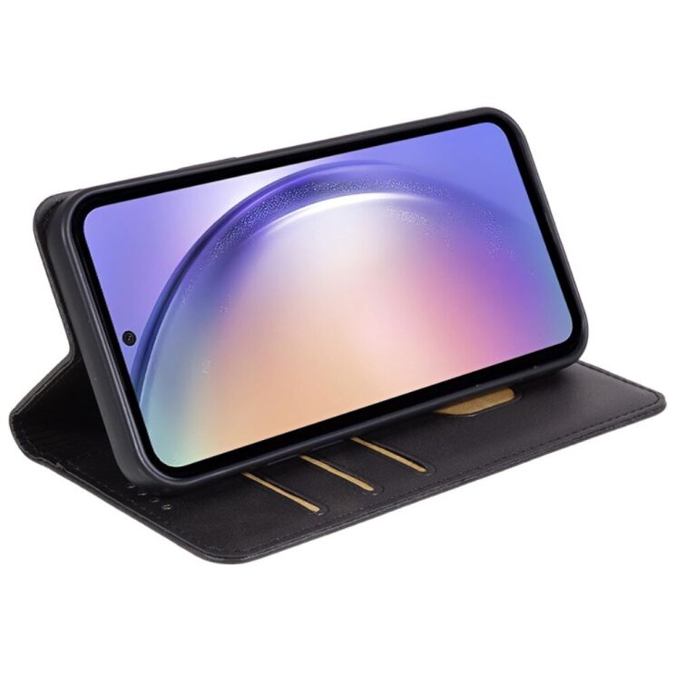 Чехол-книжка Deexe Wallet Case для Samsung Galaxy M35 (M356) - Black: фото 3 из 7