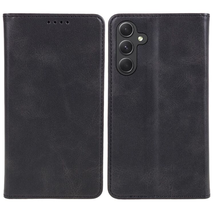 Чехол-книжка Deexe Wallet Case для Samsung Galaxy M35 (M356) - Black: фото 1 из 7
