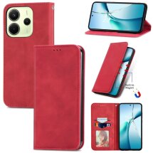 Чехол-книжка Deexe Wallet Case для Xiaomi Redmi Note 14 4G - Red: фото 1 из 8