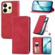 Чехол-книжка Deexe Wallet Case для Xiaomi Redmi Note 14 4G - Red (373468R). Фото 1 из 8