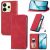 Чехол-книжка Deexe Wallet Case для Xiaomi Redmi Note 14 4G - Red: фото 1 из 8