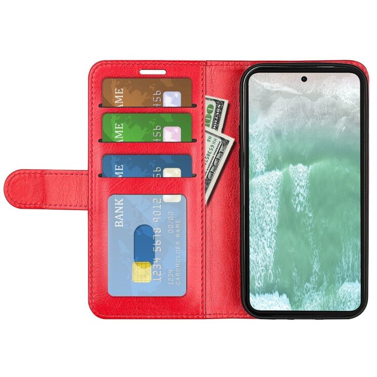 Чехол-книжка Deexe Wallet Style для OPPO Reno 11F - Red: фото 2 из 7