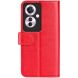 Чехол-книжка Deexe Wallet Style для OPPO Reno 11F - Red (351935R). Фото 5 из 7