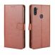 Чехол-книжка Deexe Wallet Style для Samsung Galaxy M11 (M115) - Brown (255101Z). Фото 1 из 14