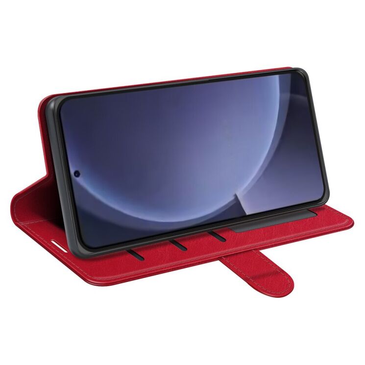Чехол-книжка Deexe Wallet Style для Samsung Galaxy S25 Plus (S936) - Red: фото 3 из 7