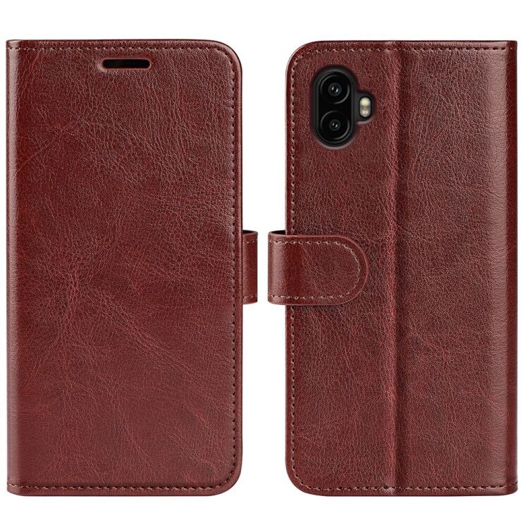 Чохол-книжка Deexe Wallet Style для Samsung Galaxy Xcover 7 (G556) - Brown: фото 3 з 9