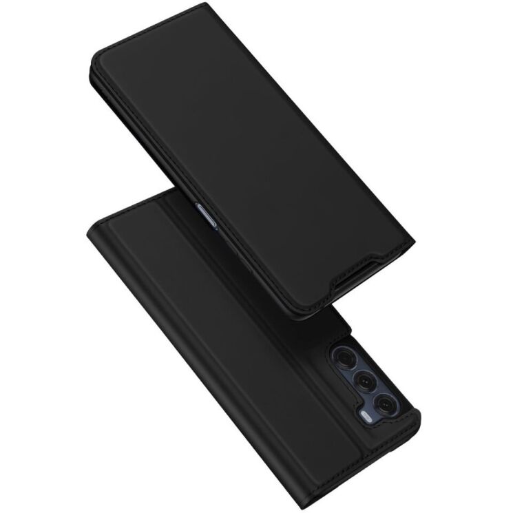 Чехол-книжка DUX DUCIS Skin Pro для Motorola Moto G200 - Black: фото 1 из 15