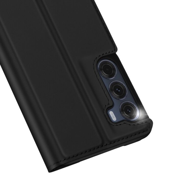 Чехол-книжка DUX DUCIS Skin Pro для Motorola Moto G200 - Black: фото 5 из 15