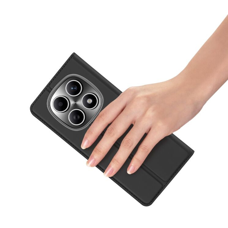 Чехол-книжка DUX DUCIS Skin Pro для Xiaomi Redmi Note 15 (4G/5G) / Poco M8 - Blue: фото 8 из 11