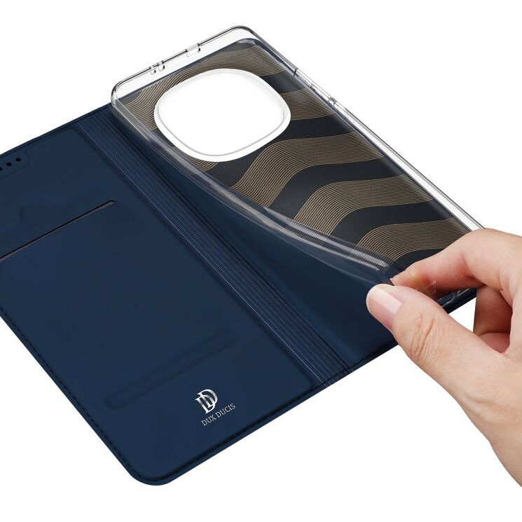 Чехол-книжка DUX DUCIS Skin Pro для Xiaomi Redmi Note 15 (4G/5G) / Poco M8 - Blue: фото 9 из 11
