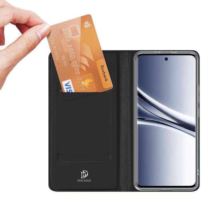 Чехол-книжка DUX DUCIS Skin Pro для Xiaomi Redmi Note 15 (4G/5G) / Poco M8 - Blue: фото 6 из 11