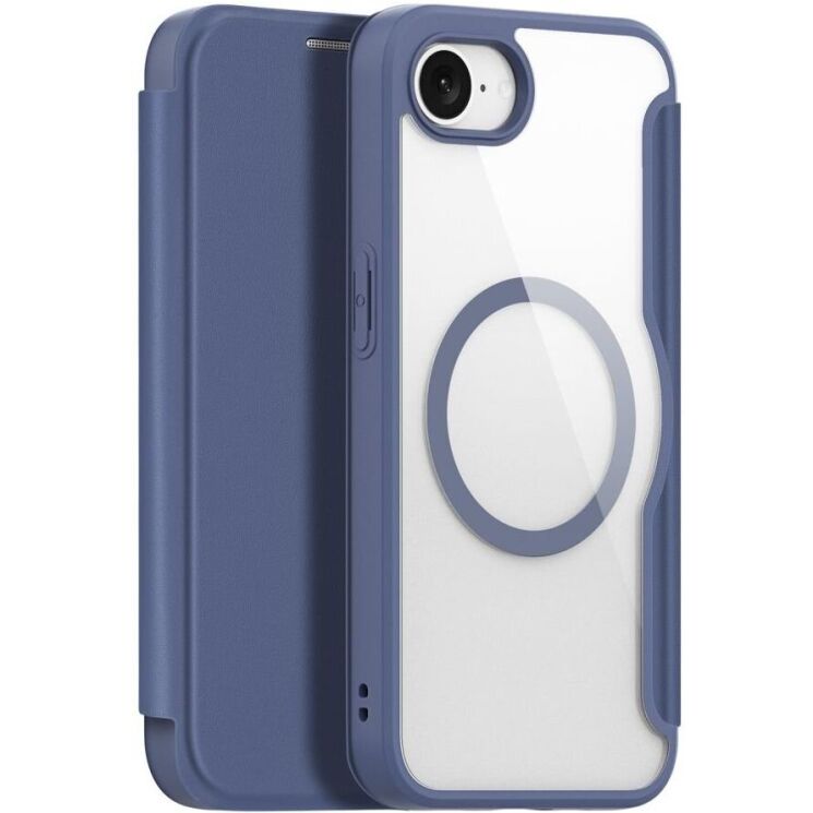 Чехол-книжка DUX DUCIS Skin X Pro Magnetic для Apple iPhone 16e - Blue: фото 1 из 12