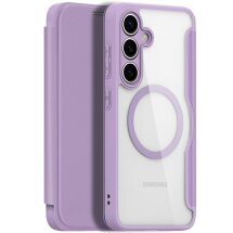 Чехол-книжка DUX DUCIS Skin X Pro Magnetic для Samsung Galaxy S25 Plus (S936) - Purple: фото 1 из 12