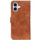Чехол-книжка KHAZNEH Retro Wallet для Apple iPhone 16 - Brown (360717Z). Фото 5 из 8