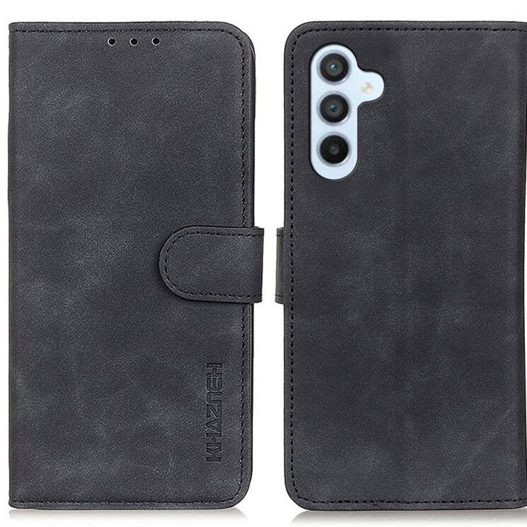 Чохол-книжка KHAZNEH Retro Wallet для Samsung Galaxy S25 FE (S731) - Black: фото 1 з 7
