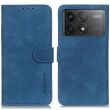 Чехол-книжка KHAZNEH Retro Wallet для Xiaomi Poco F6 Pro - Blue (354918L)