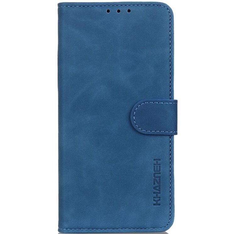 Чехол-книжка KHAZNEH Retro Wallet для Xiaomi Poco F6 Pro - Blue: фото 4 из 9