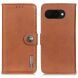 Чехол-книжка KHAZNEH Wallet Cover для Google Pixel 9a - Brown (375405Z). Фото 1 из 8